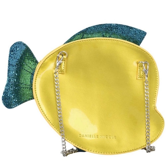 Disney Bags Disney Flounder X Danielle Nicole Metallic Bag Poshmark